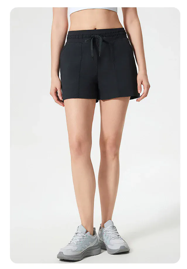New Women Running Pocket Sporty Workout Short