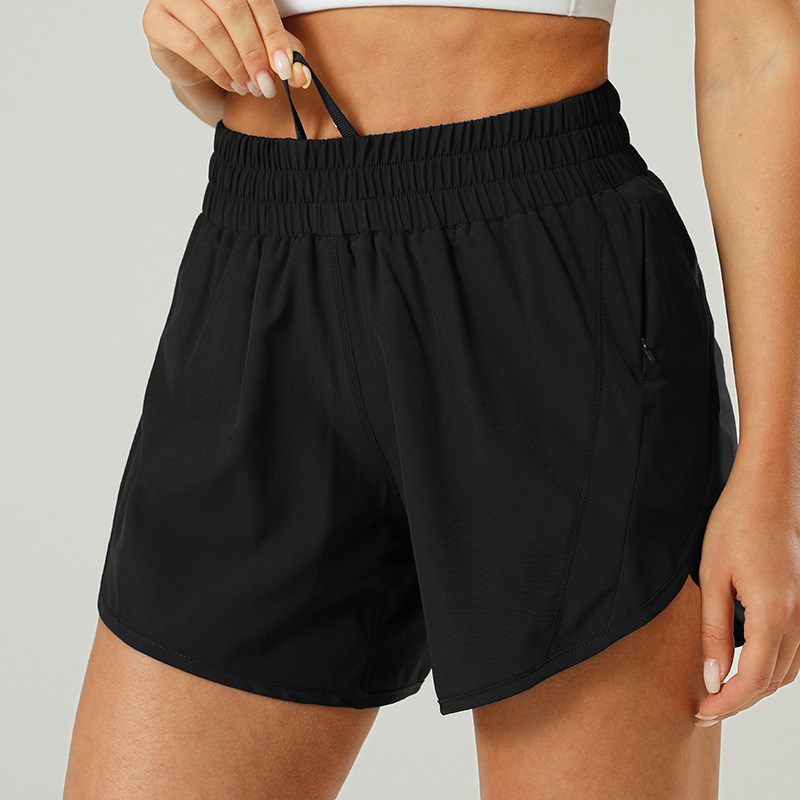 2 in 1 Workout Shorts Athletic Gym Shorts Running Yoga Shorts for Women Girls with Phone Pockets