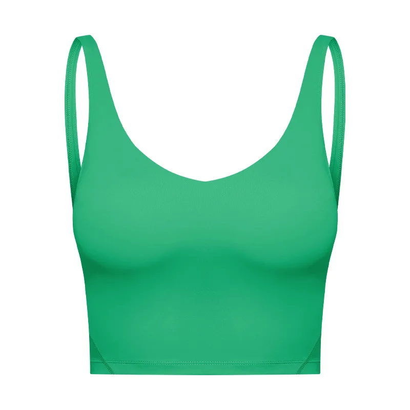 26 Colors Padded Gym Yoga Sport Bras Top Women Longline Cross Strap Fitness Workout Bras Exercise Athletic Brassiere