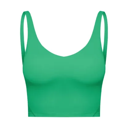 26 Colors Padded Gym Yoga Sport Bras Top Women Longline Cross Strap Fitness Workout Bras Exercise Athletic Brassiere