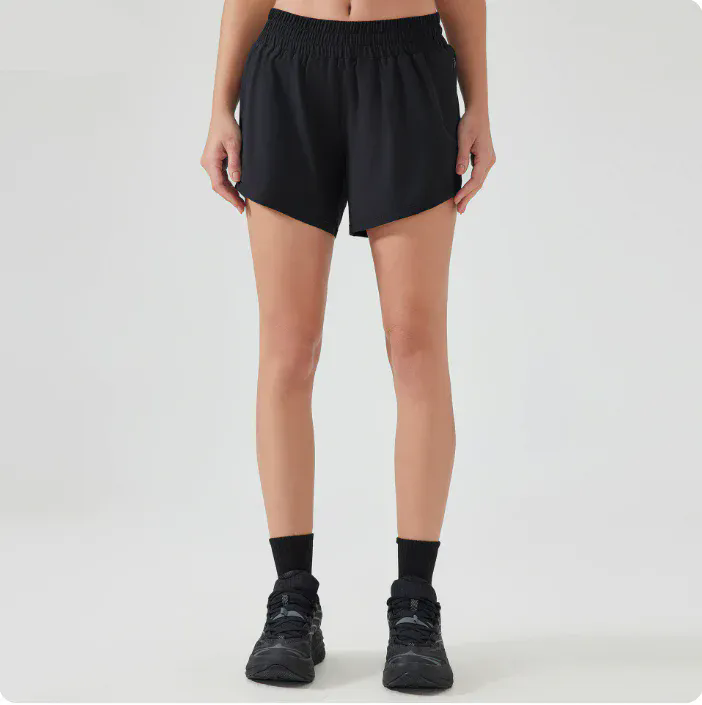 Yoga Shorts for Womens with Phone Pockets