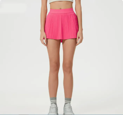 Women Pleated Tennis Skirt with Underneath High Waisted Athletic Skorts