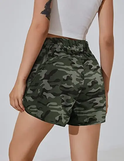 NWT 2023 Workout Shorts Athletic Gym Shorts Running Yoga Cotton Feeling Shorts for Women Girls with Phone Pockets