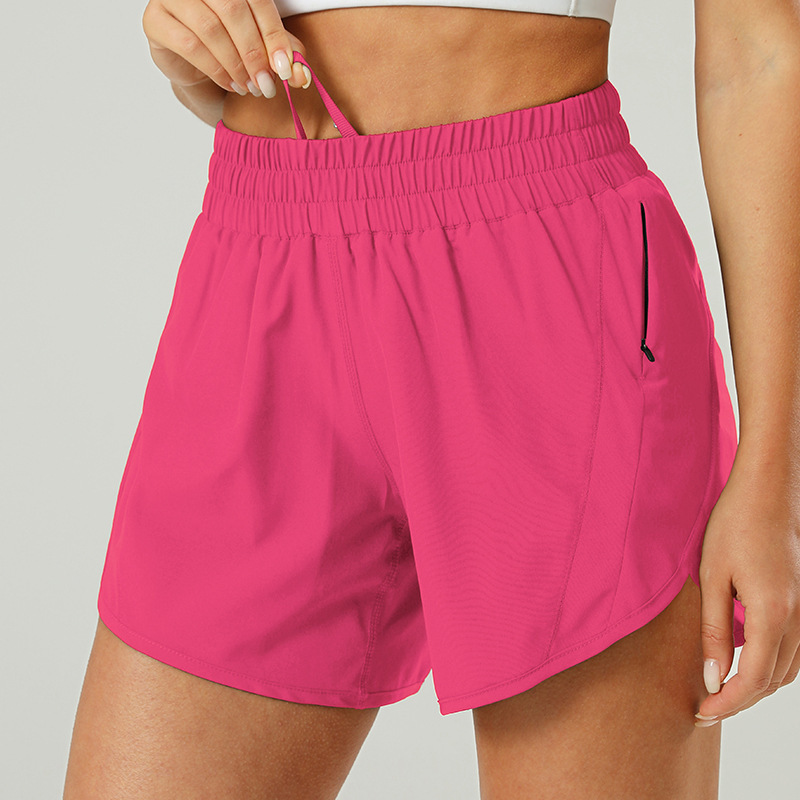 2 in 1 Workout Shorts Athletic Gym Shorts Running Yoga Shorts for Women Girls with Phone Pockets