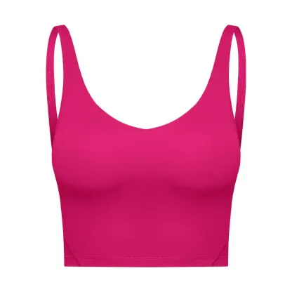 26 Colors Padded Gym Yoga Sport Bras Top Women Longline Cross Strap Fitness Workout Bras Exercise Athletic Brassiere