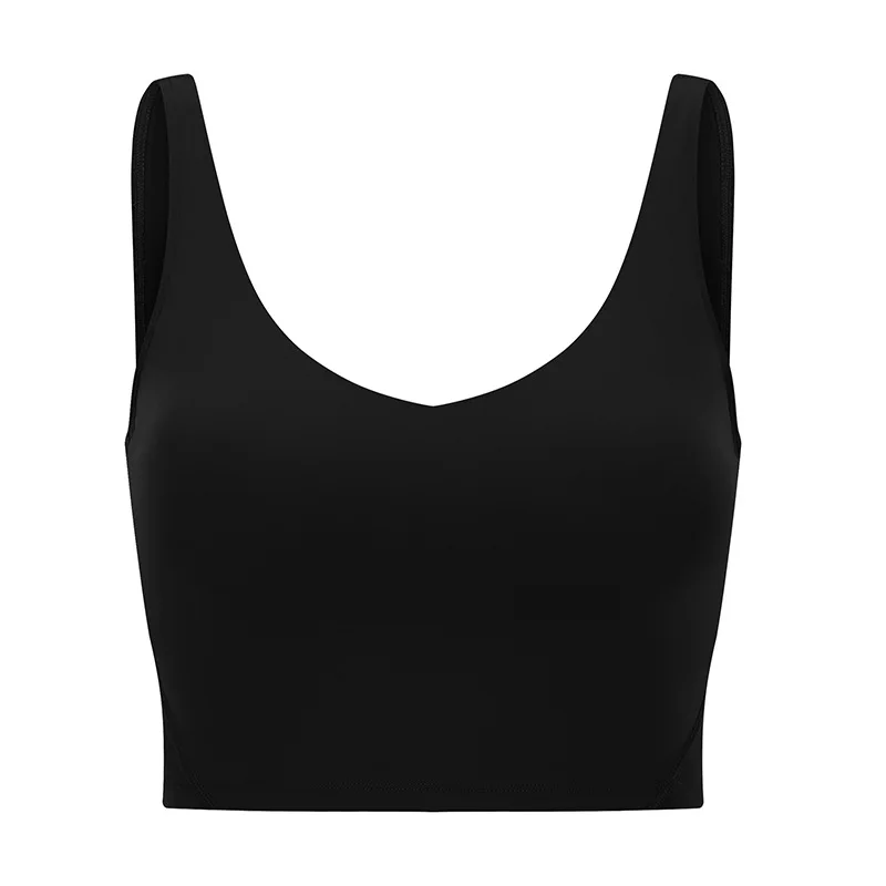 26 Colors Padded Gym Yoga Sport Bras Top Women Longline Cross Strap Fitness Workout Bras Exercise Athletic Brassiere