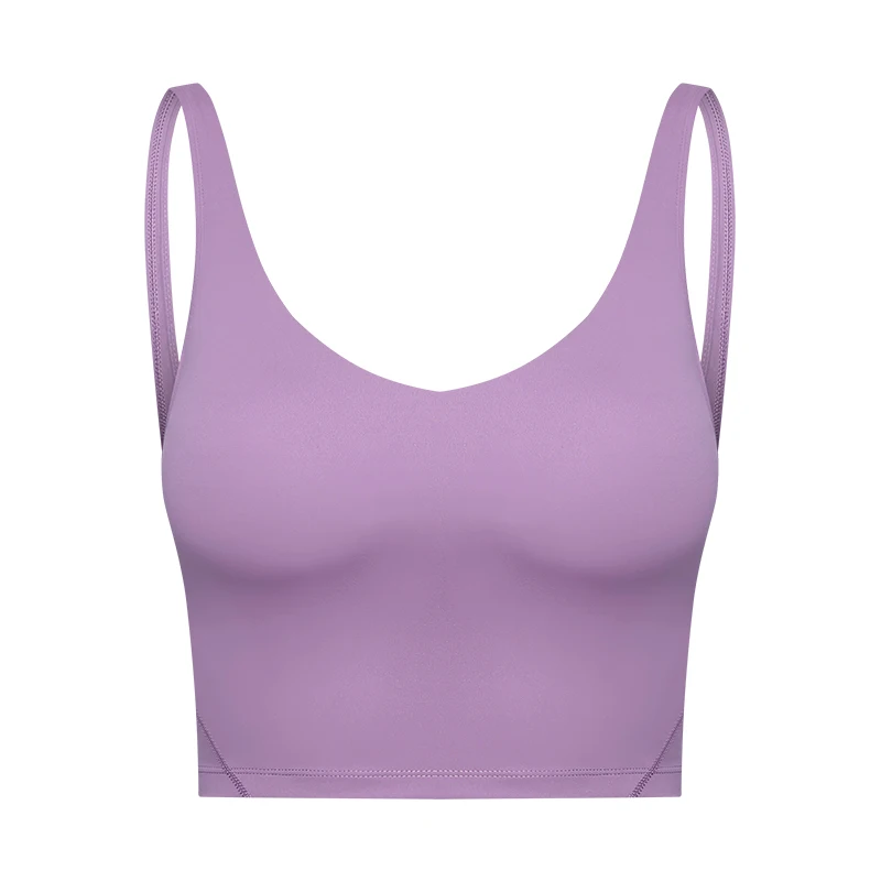 26 Colors Padded Gym Yoga Sport Bras Top Women Longline Cross Strap Fitness Workout Bras Exercise Athletic Brassiere