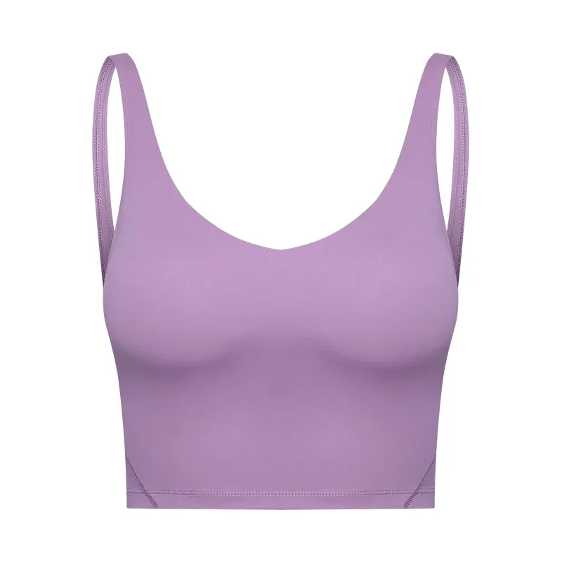 26 Colors Padded Gym Yoga Sport Bras Top Women Longline Cross Strap Fitness Workout Bras Exercise Athletic Brassiere