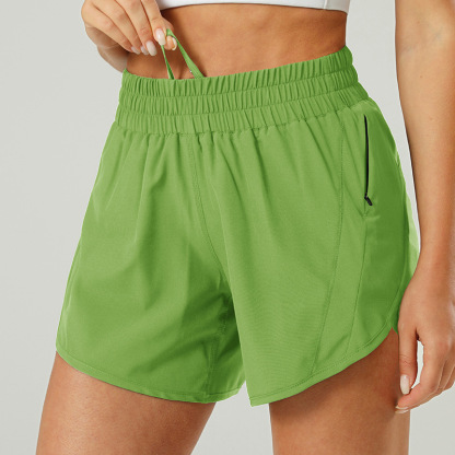 2 in 1 Workout Shorts Athletic Gym Shorts Running Yoga Shorts for Women Girls with Phone Pockets