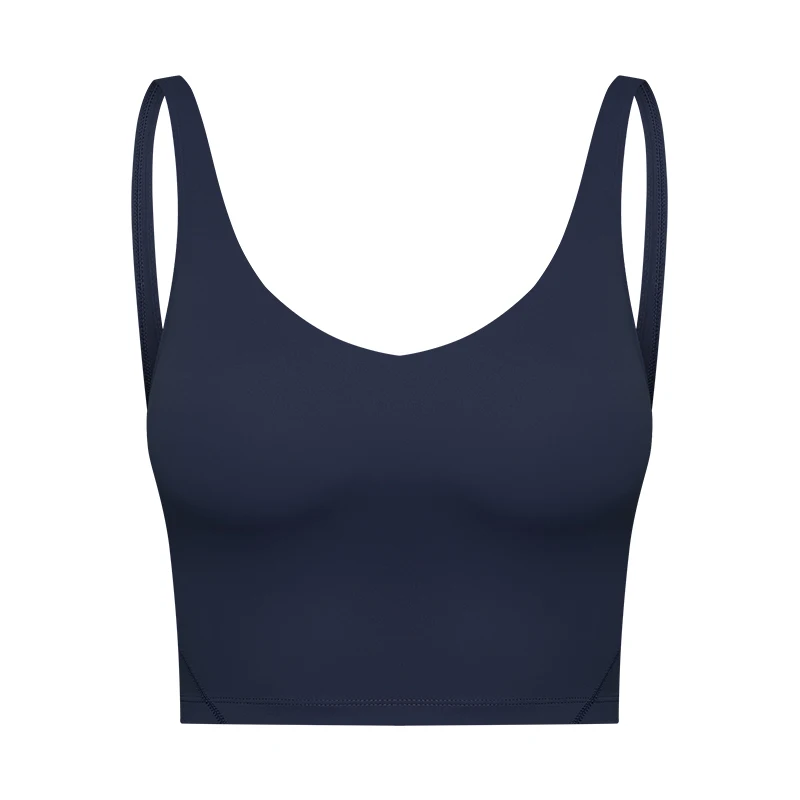 26 Colors Padded Gym Yoga Sport Bras Top Women Longline Cross Strap Fitness Workout Bras Exercise Athletic Brassiere