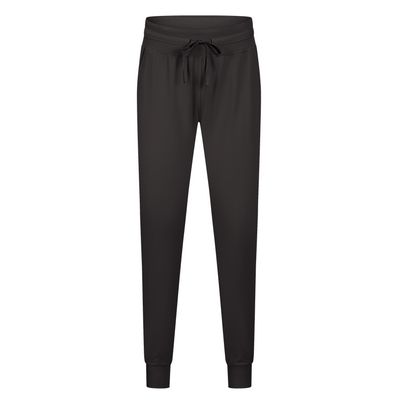 12 Colors Drawstring Pants Fitness Women Sweatpants with Two Side Pockets 4-Way Stretch Leggings Lady Stretchy Pants
