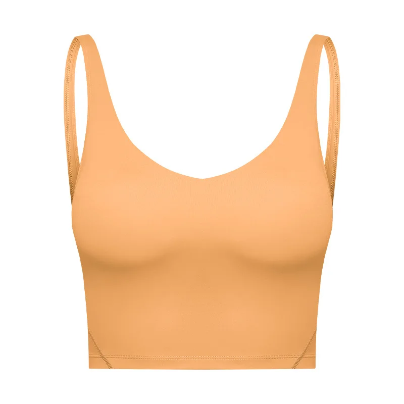 26 Colors Padded Gym Yoga Sport Bras Top Women Longline Cross Strap Fitness Workout Bras Exercise Athletic Brassiere