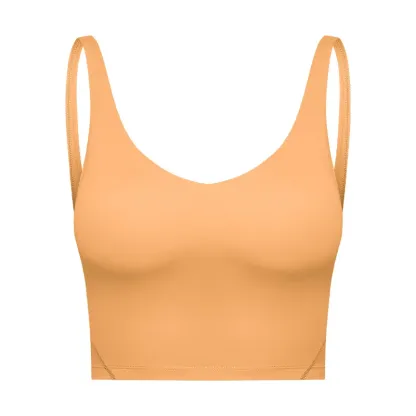 26 Colors Padded Gym Yoga Sport Bras Top Women Longline Cross Strap Fitness Workout Bras Exercise Athletic Brassiere