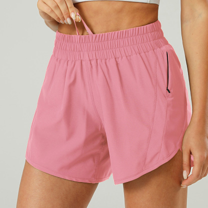 2 in 1 Workout Shorts Athletic Gym Shorts Running Yoga Shorts for Women Girls with Phone Pockets