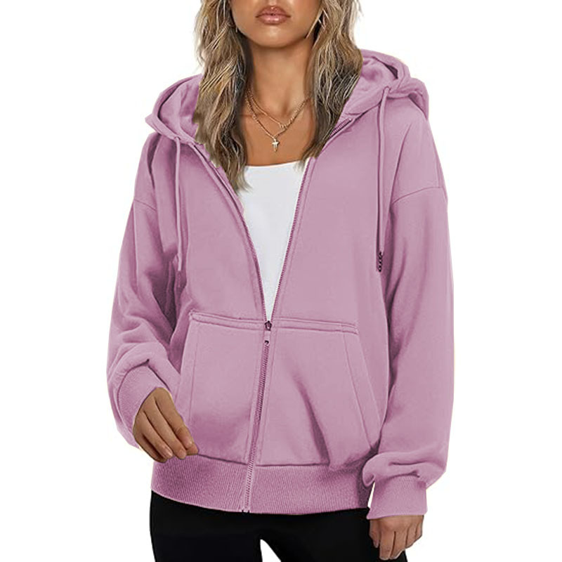 Hoodie for Women Full Zip Slim Fit Lightweight