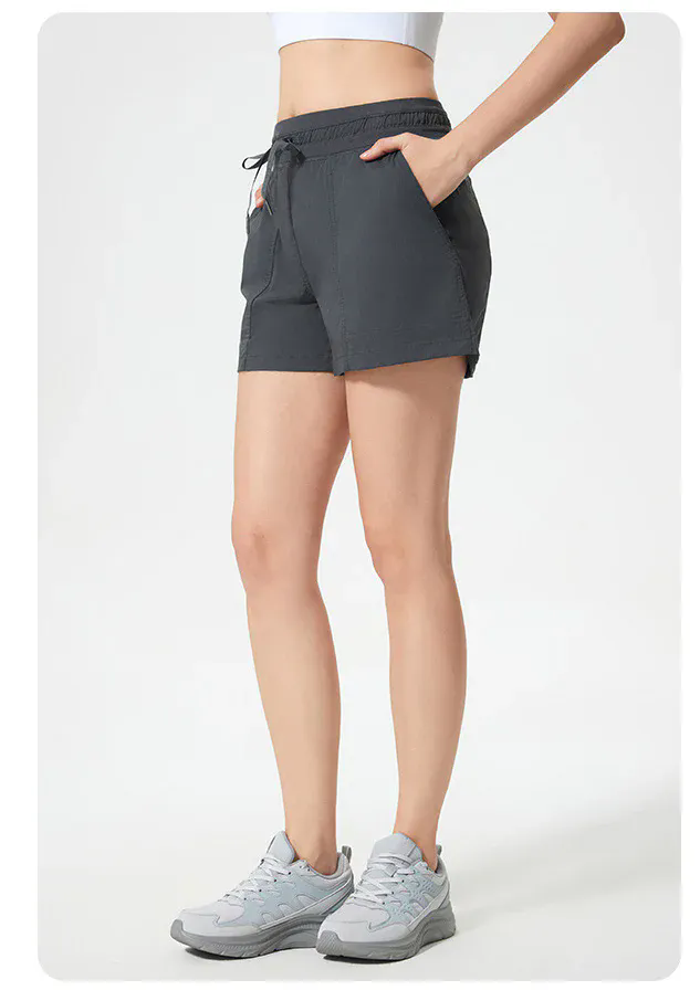 New Women Running Pocket Sporty Workout Short