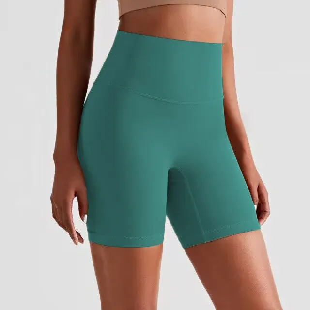 10 Colors High Rise Short NWT 2023 Workout Shorts Athletic Gym Shorts Running Yoga Cotton Feeling Shorts for Women Girl