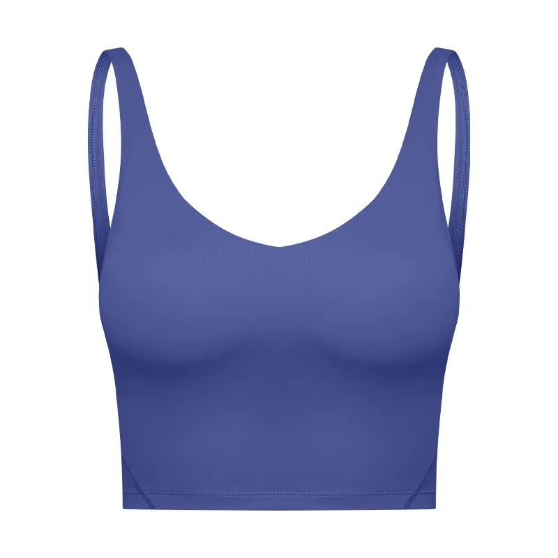 26 Colors Padded Gym Yoga Sport Bras Top Women Longline Cross Strap Fitness Workout Bras Exercise Athletic Brassiere