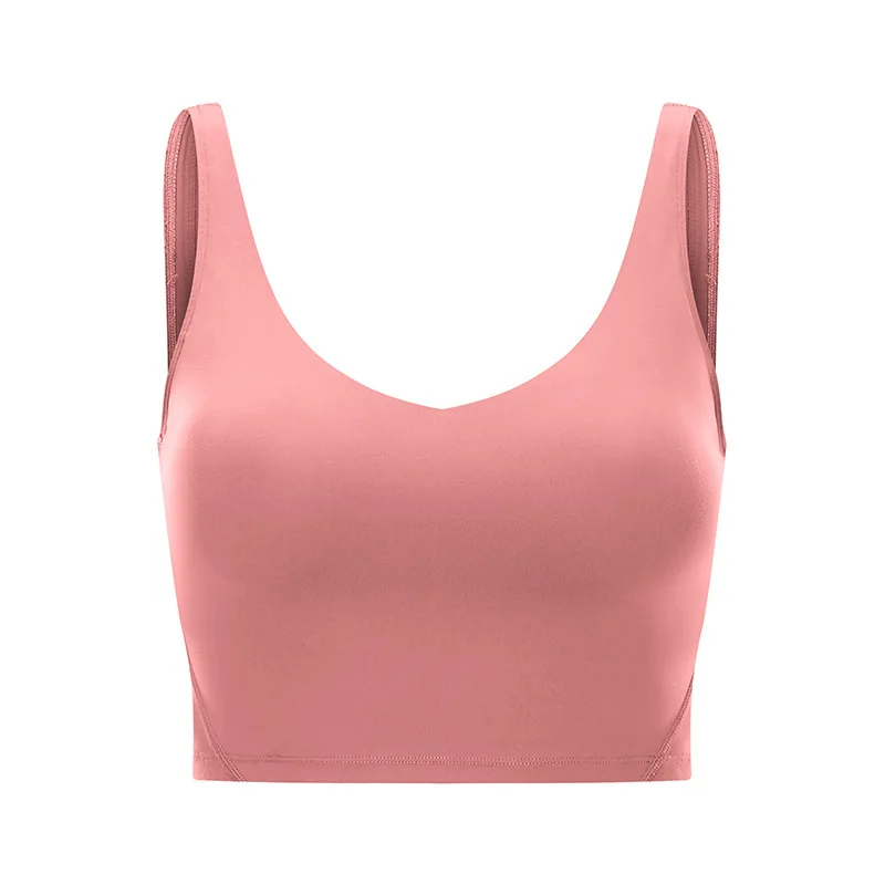 26 Colors Padded Gym Yoga Sport Bras Top Women Longline Cross Strap Fitness Workout Bras Exercise Athletic Brassiere