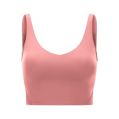 26 Colors Padded Gym Yoga Sport Bras Top Women Longline Cross Strap Fitness Workout Bras Exercise Athletic Brassiere