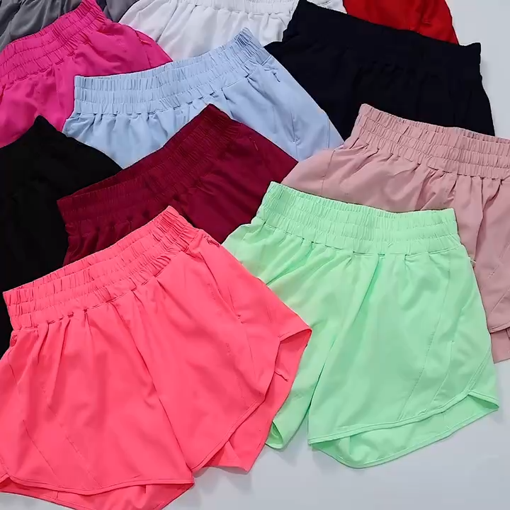 12 Colors NWT 2024 Women Short Workout Shorts 5" Liner Athletic Gym Shorts Running Yoga Bottom for Women