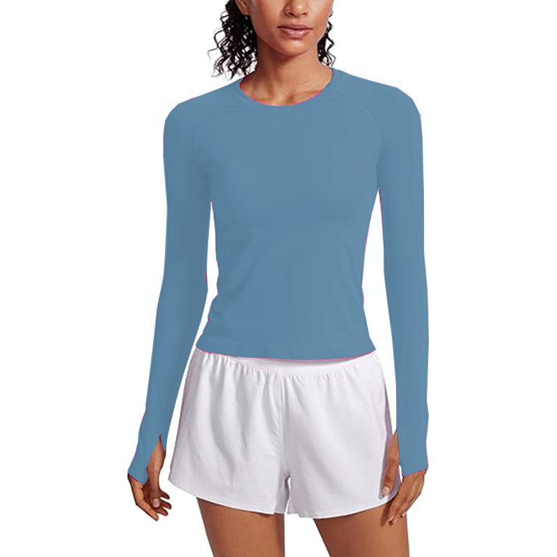 Women Crew Neck Basic Tee Fashion