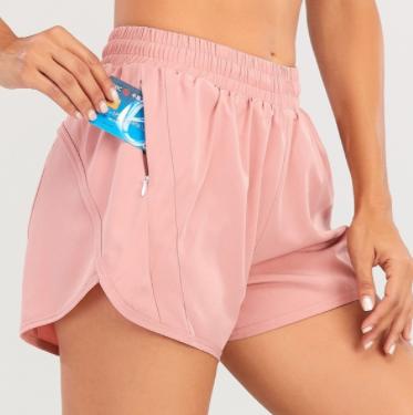 NWT 2024 Workout Shorts Athletic Gym Shorts Running Yoga Cotton Feeling Shorts for Women Girls with Phone Pockets