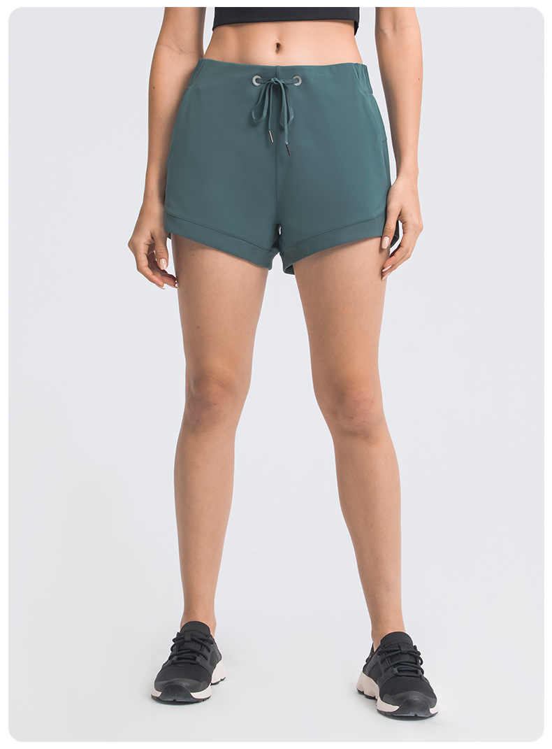 NWT Short Workout Shorts Athletic Gym Shorts Running Yoga Shorts for Women Girls with Phone Pockets