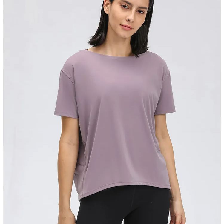 6 Color 2023 Naked-feel Short Sleeve Shirt Fabric Slim Fit Sport Jacket Women Full Zipper Gym Fitness Shirt