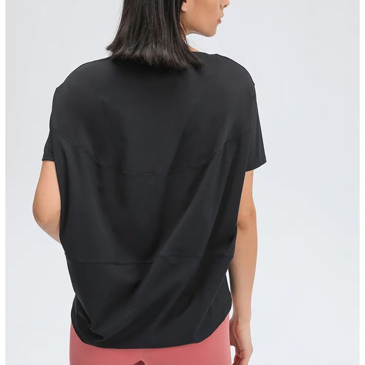 6 Color 2023 Naked-feel Short Sleeve Shirt Fabric Slim Fit Sport Jacket Women Full Zipper Gym Fitness Shirt