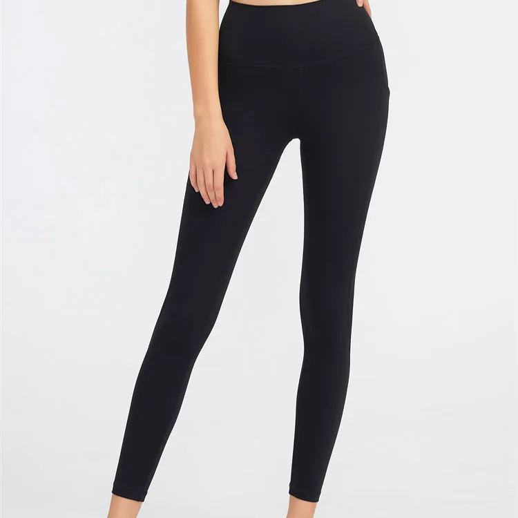 9 Colors NWT 2023 Classial Soft Naked-Feel Athletic Fitness Pants Women Stretchy High Waist Gym Sport Tights Pencial Pants