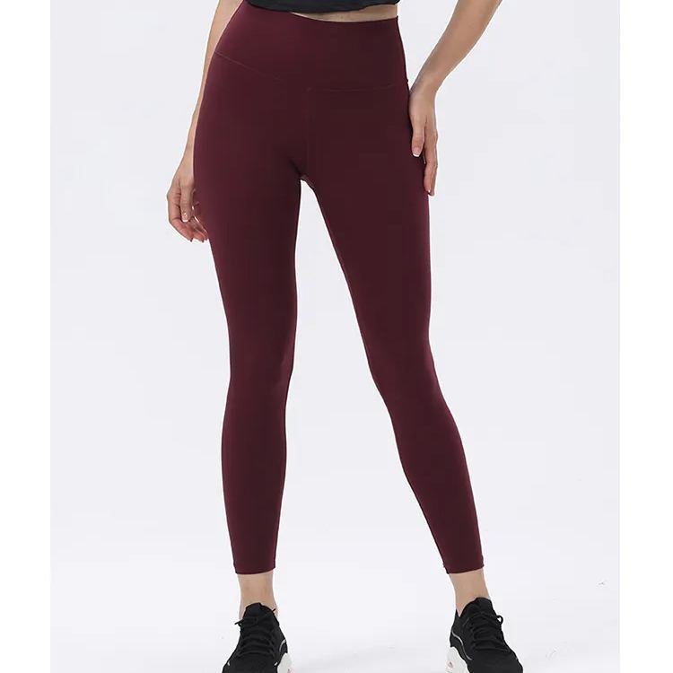 30 Colors Back Waist Pant Second Skin Feel Yoga Pants Women Squat Proof 4-Way Stretch Sport Gym Legging Fitness Tights