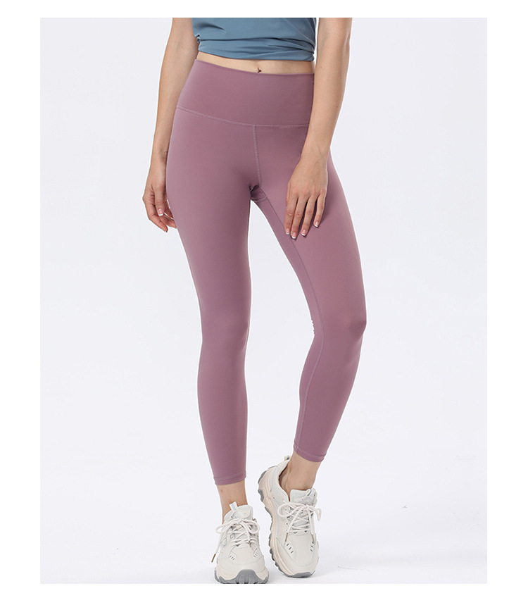 30 Colors Back Waist Pant Second Skin Feel Yoga Pants Women Squat Proof 4-Way Stretch Sport Gym Legging Fitness Tights