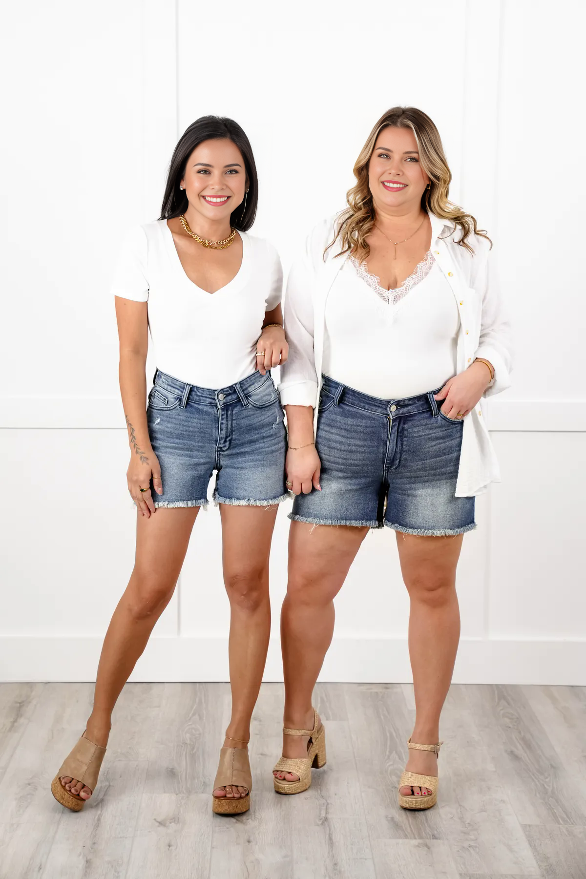  Tummy Control V Front Shorts with Shield Pockets 