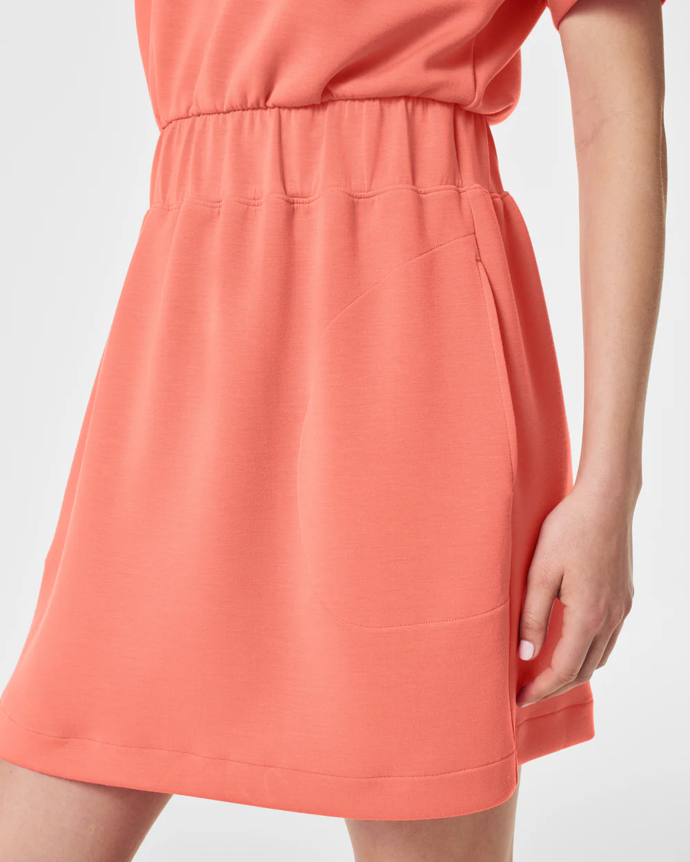 AirEssentials Cinched T-Shirt Dress (Buy 2 Free Shipping)