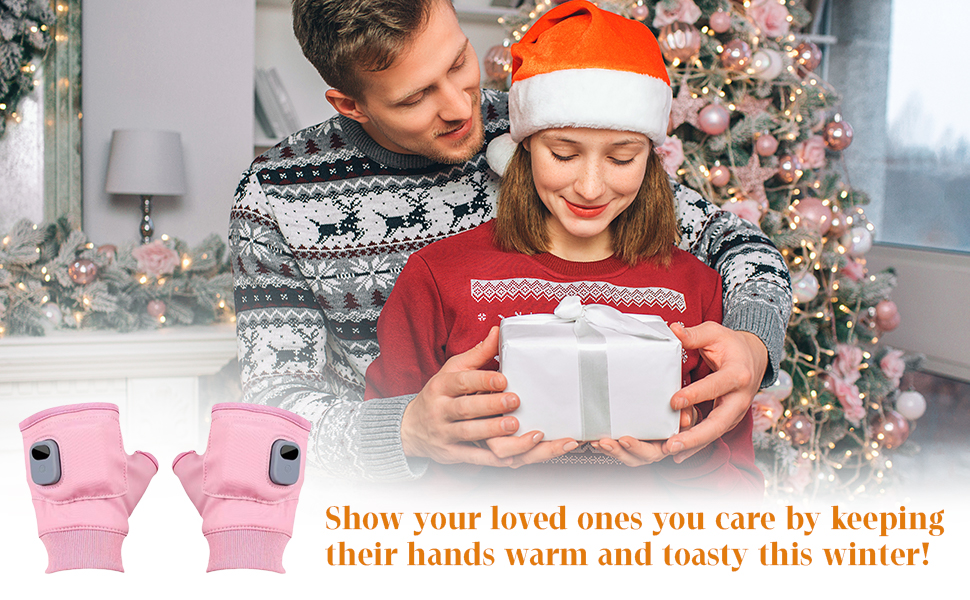 Heated Fingerless Gloves