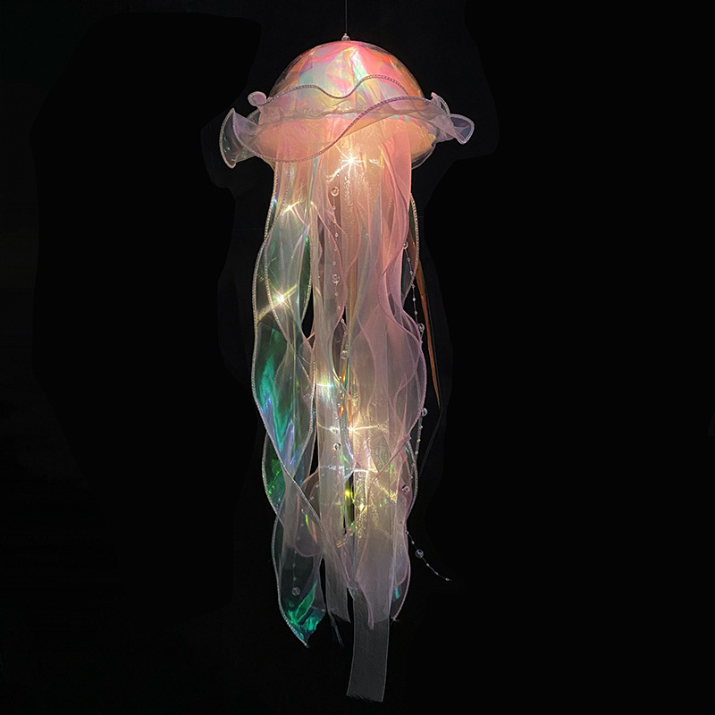 Colorful jellyfish lantern