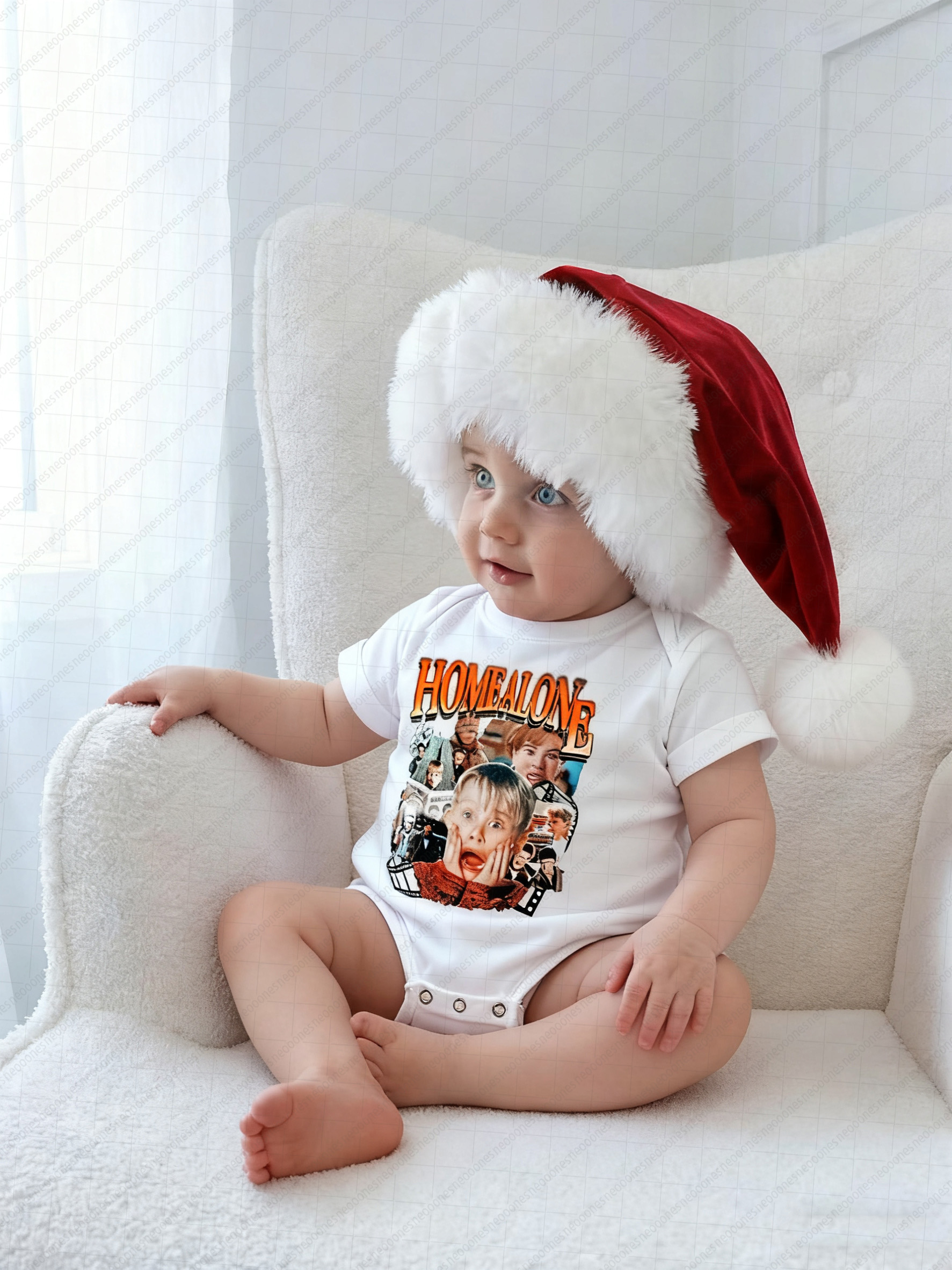 Baby Christmas print Romper