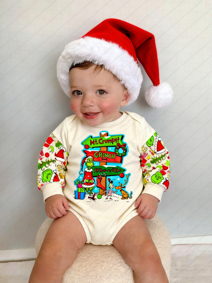 Baby Christmas print Romper