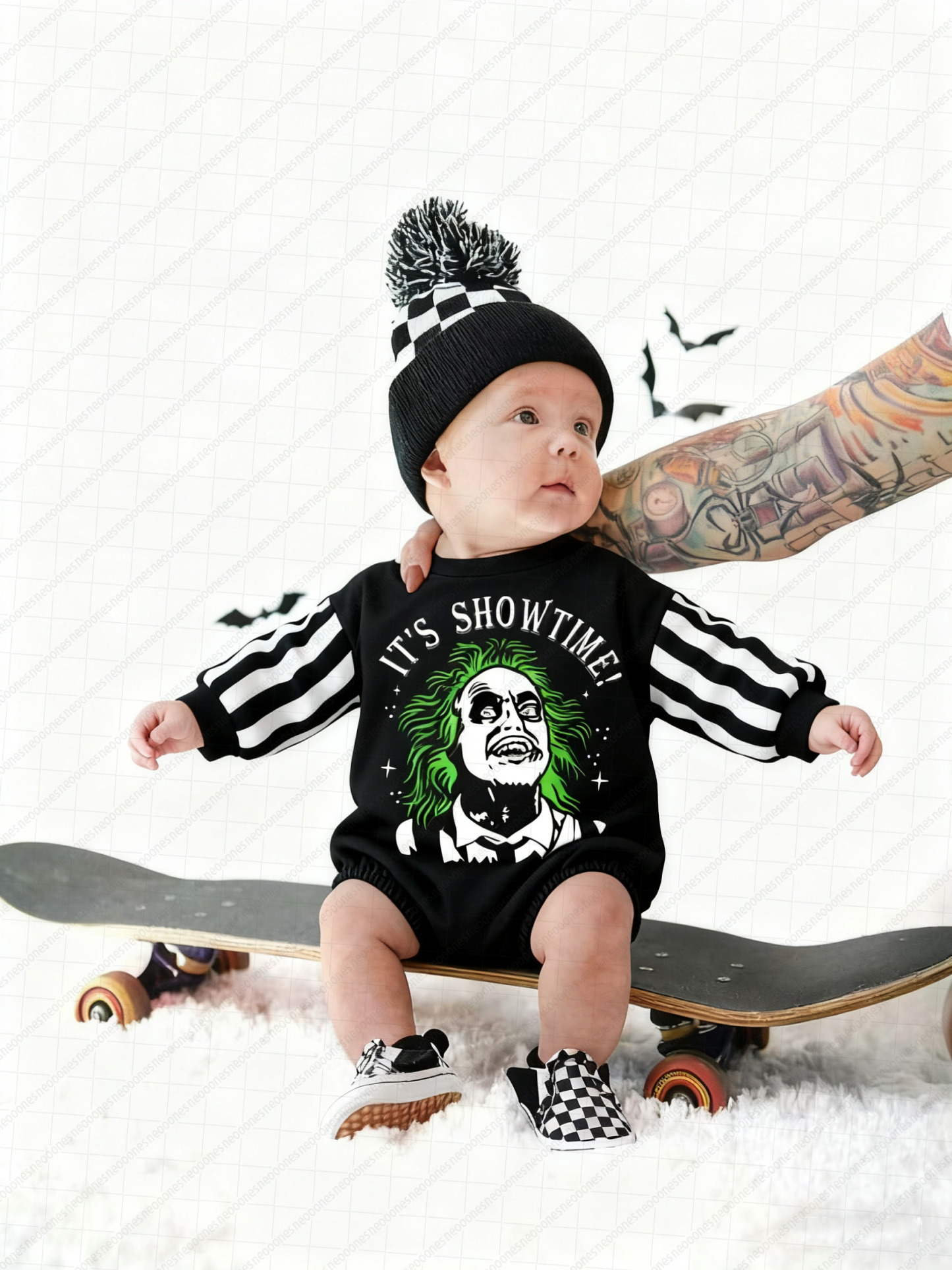 Baby  Halloween Print Romper