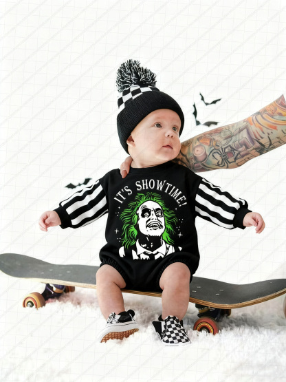 Baby  Halloween Print Romper