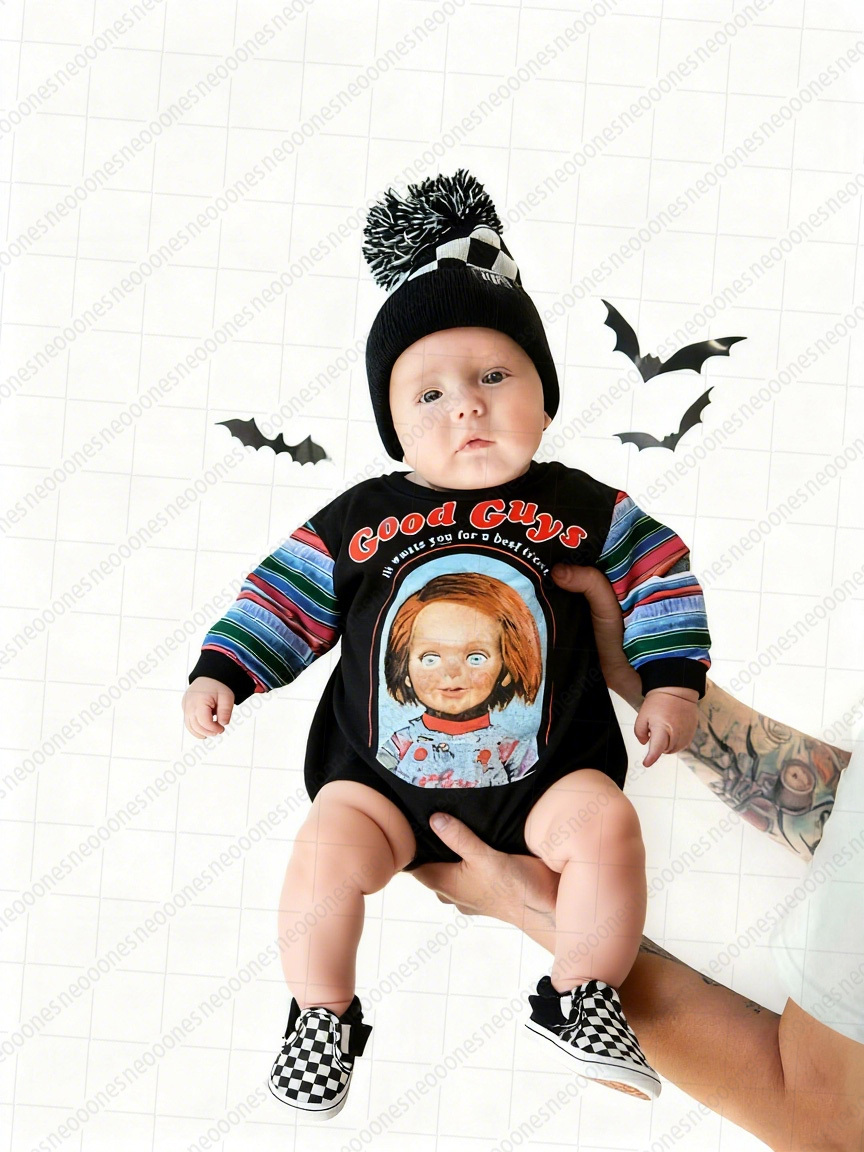 Baby Halloween Print Romper