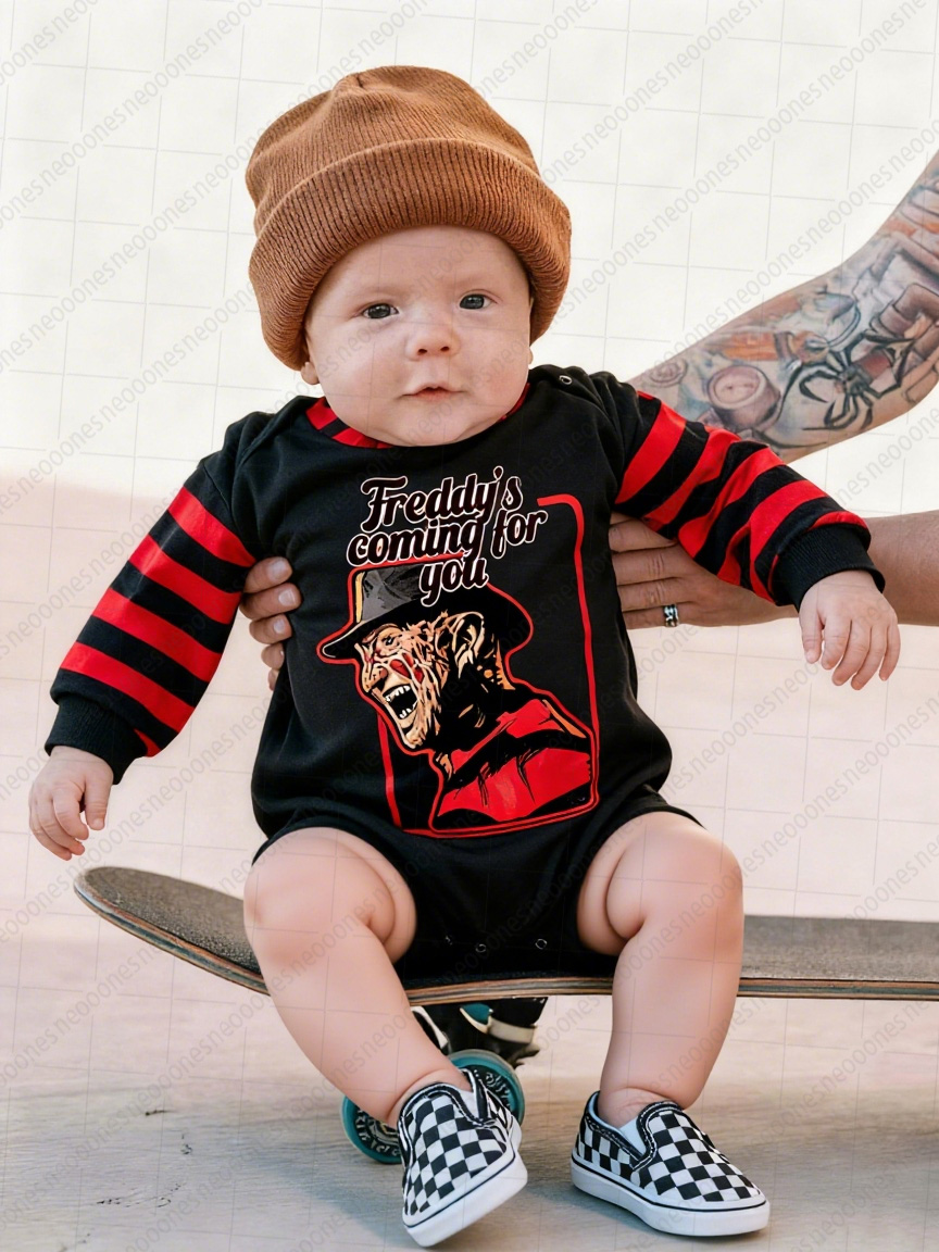 Baby Halloween Print Romper