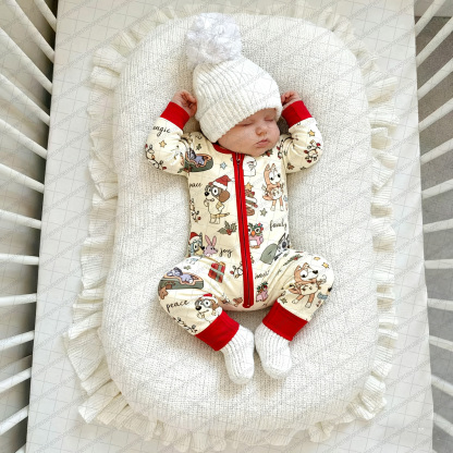 Baby Cow Print Romper