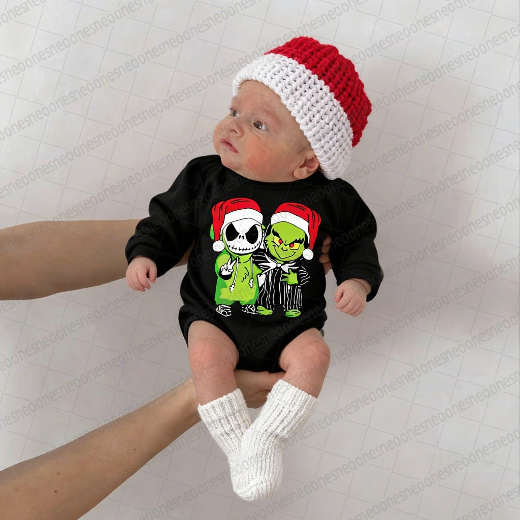 Baby Christmas print Romper