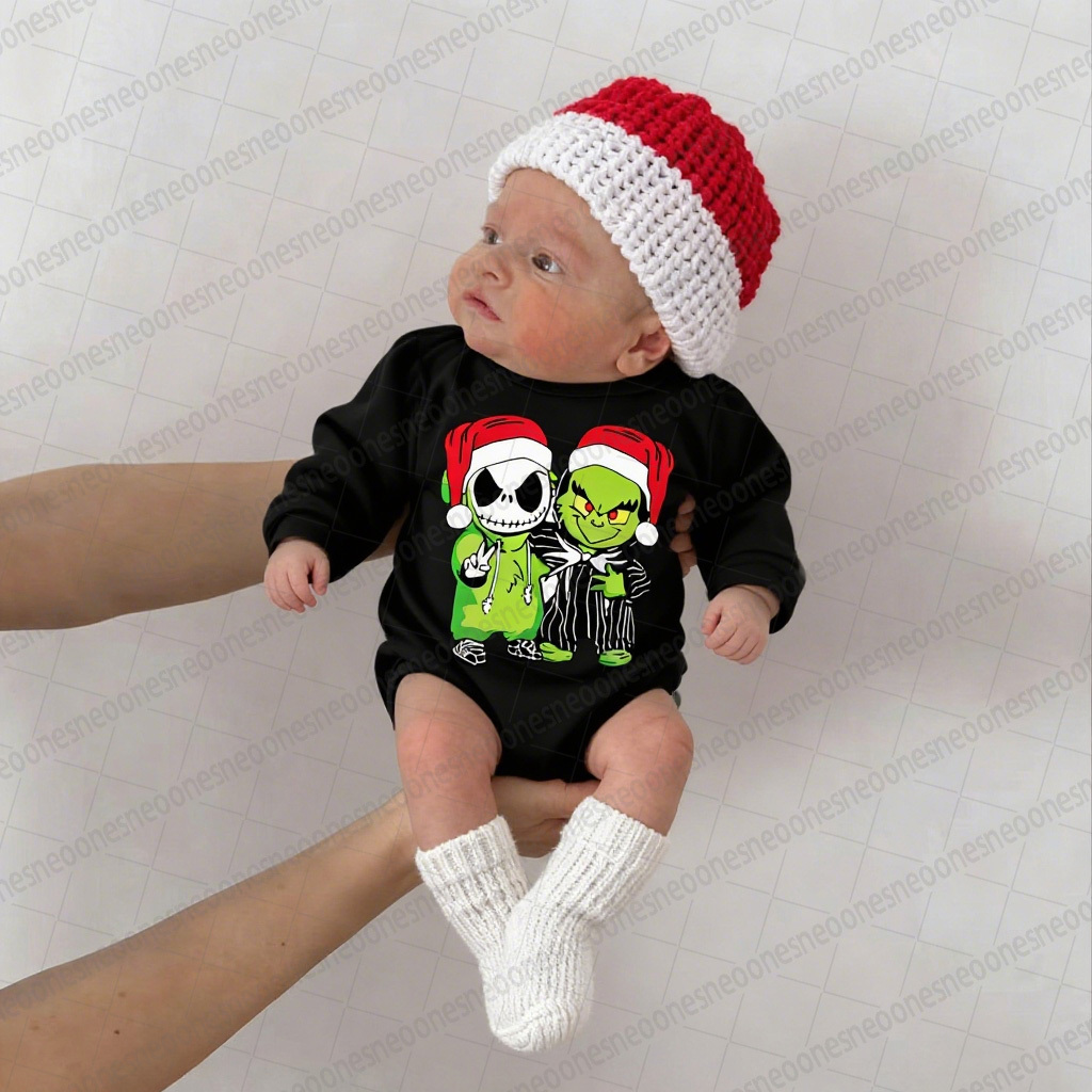 Baby Christmas print Romper