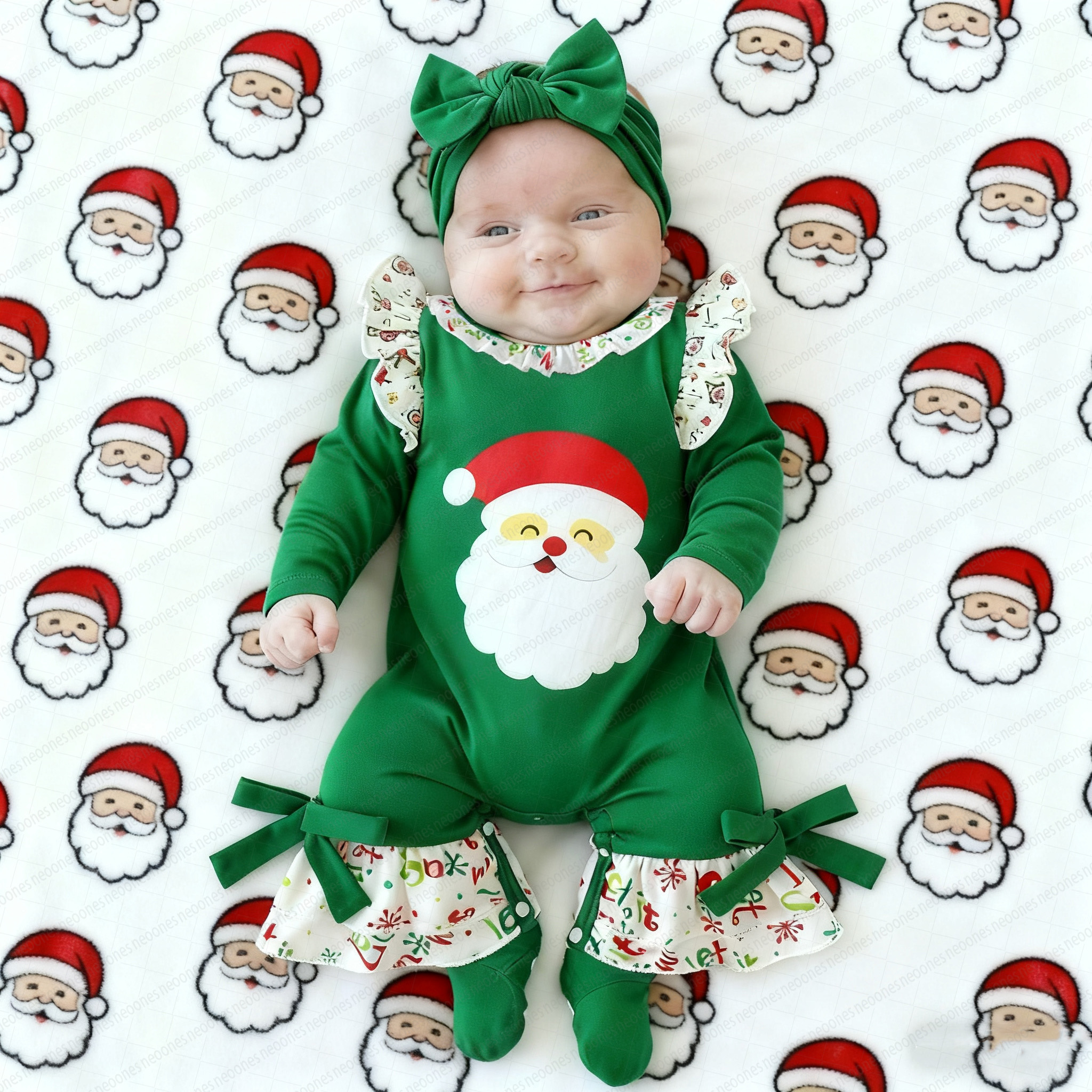 Baby Christmas romper