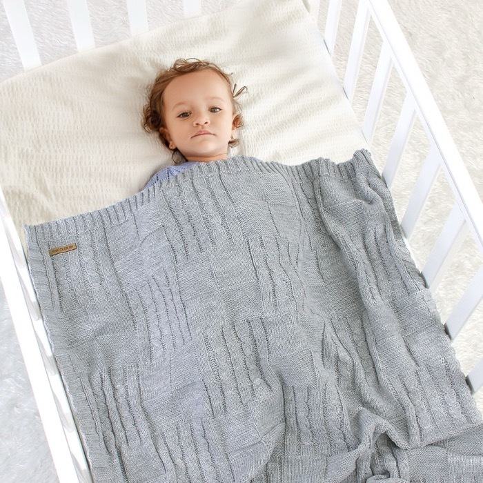 Unisex Baby Knitted Windproof Blanket