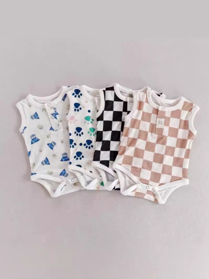 Triangle Crawl Suit Romper
