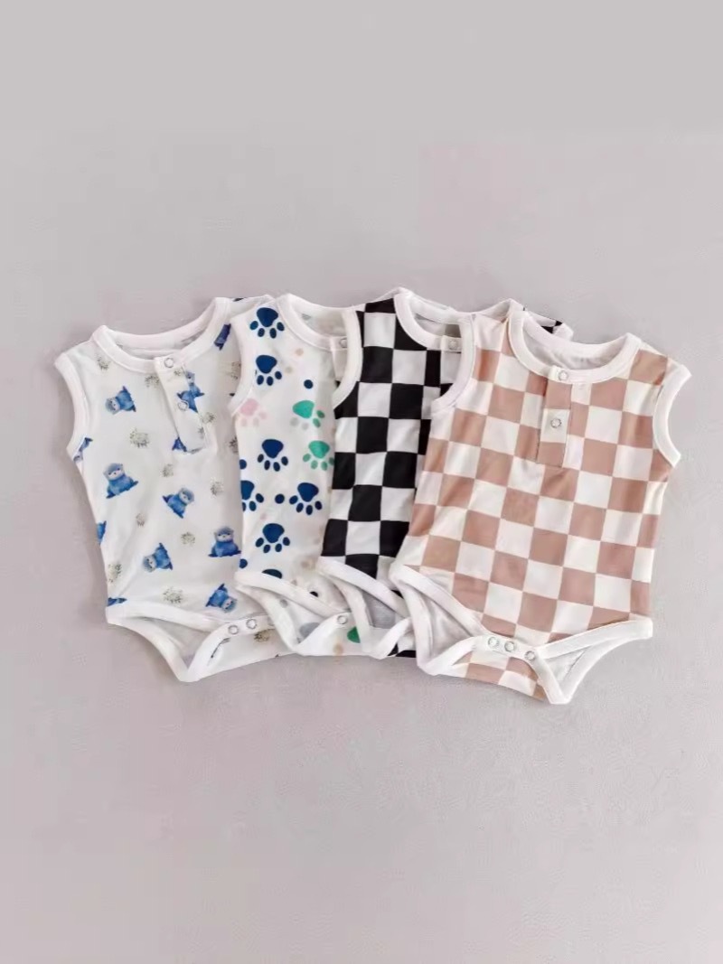 Triangle Crawl Suit Romper